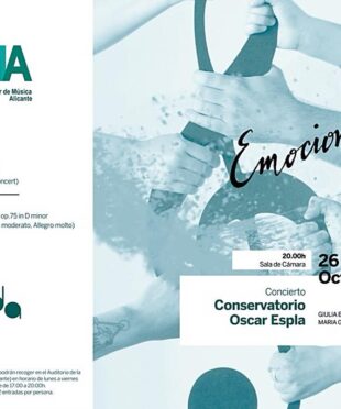 Next concert in Alicante, Spain- 26 Ottobre 2017